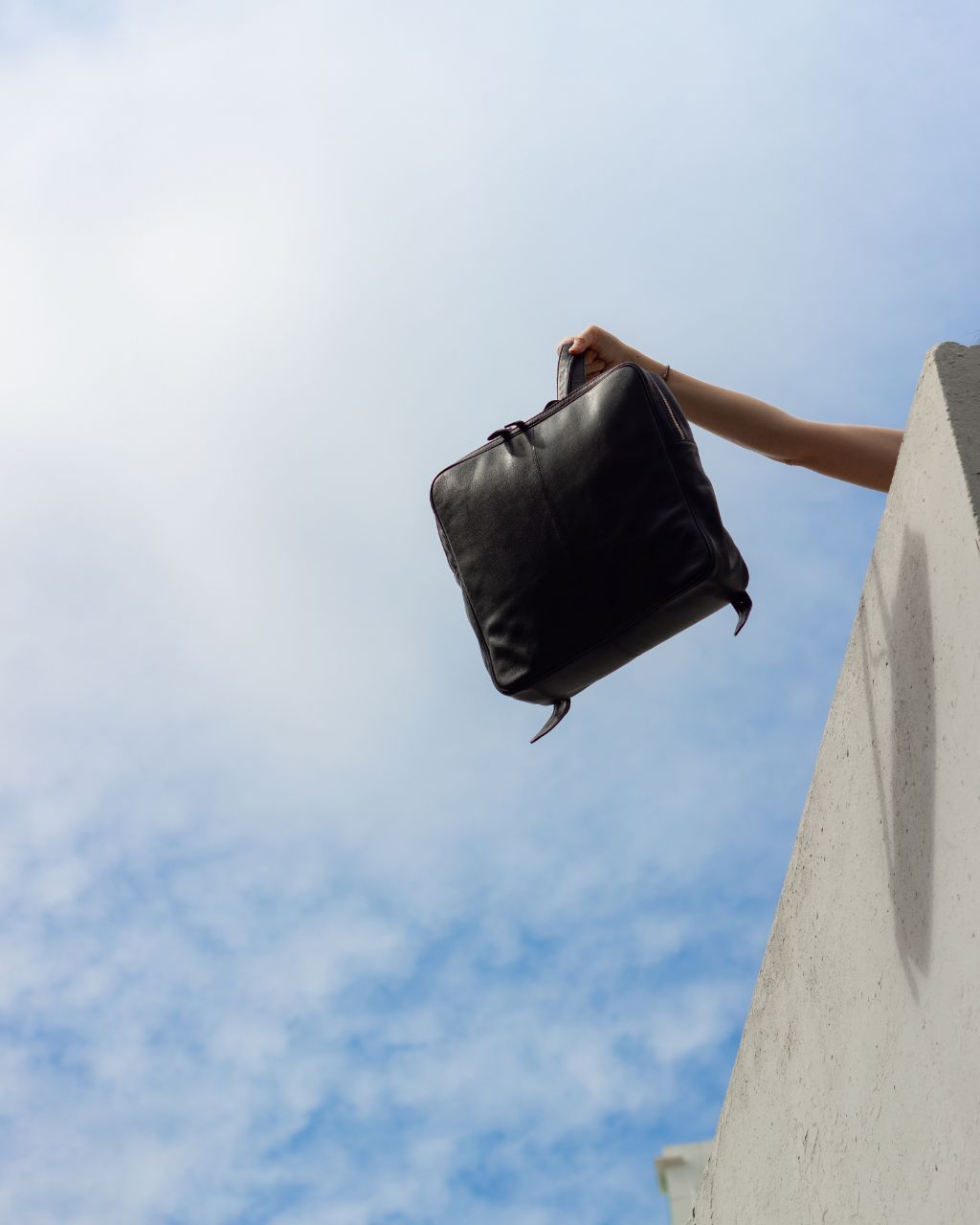 Square Backpack in Black – T A T