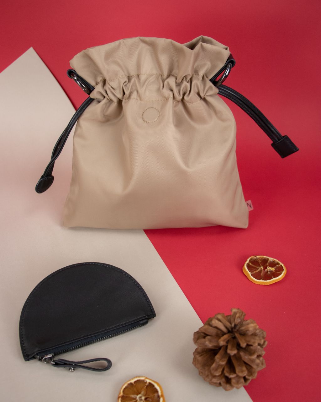 【Gift Set】Beans Bag・Half-Moon Pouch