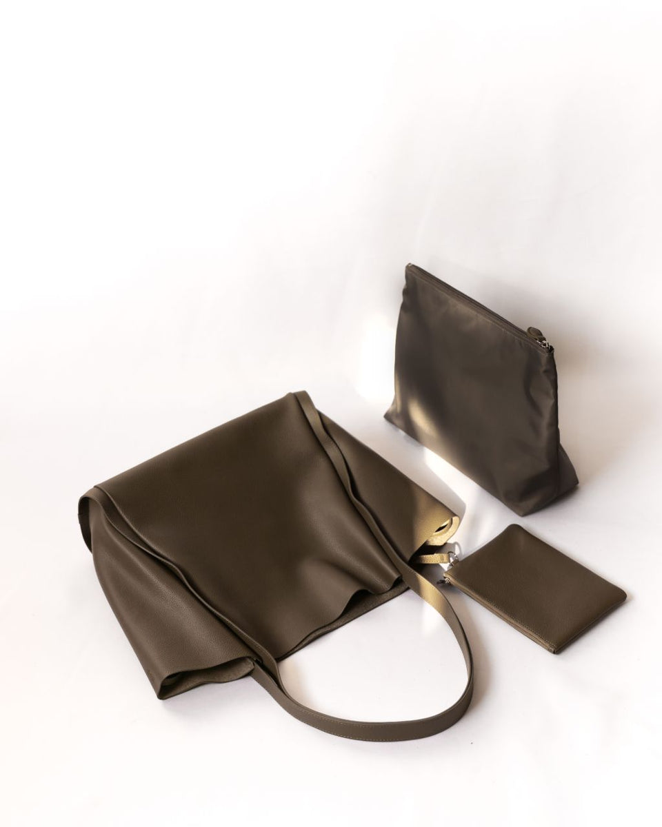 Cos leather tote bag store