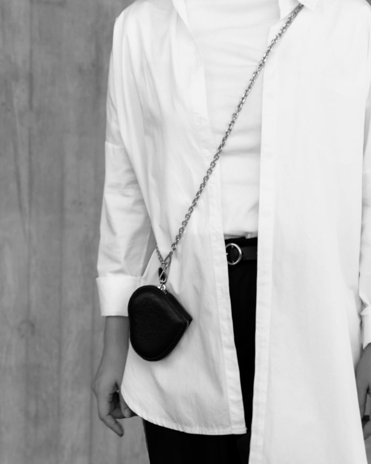 Red Heart Shape Cushion Mini Pouch