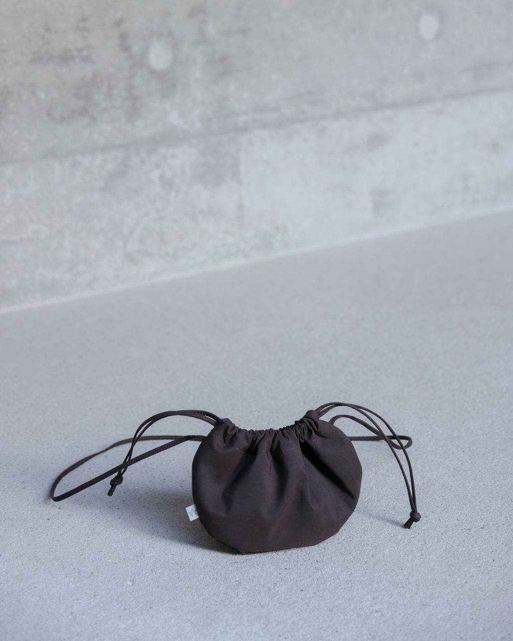 Little BAO Mini Drawstring Crossbody Sling・Upcycling Fabric