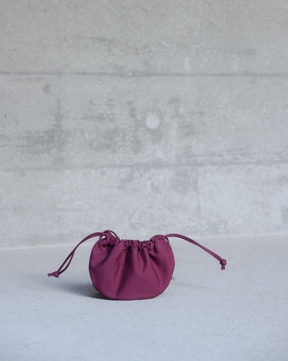 Little BAO Mini Drawstring Crossbody Sling・Upcycling Fabric