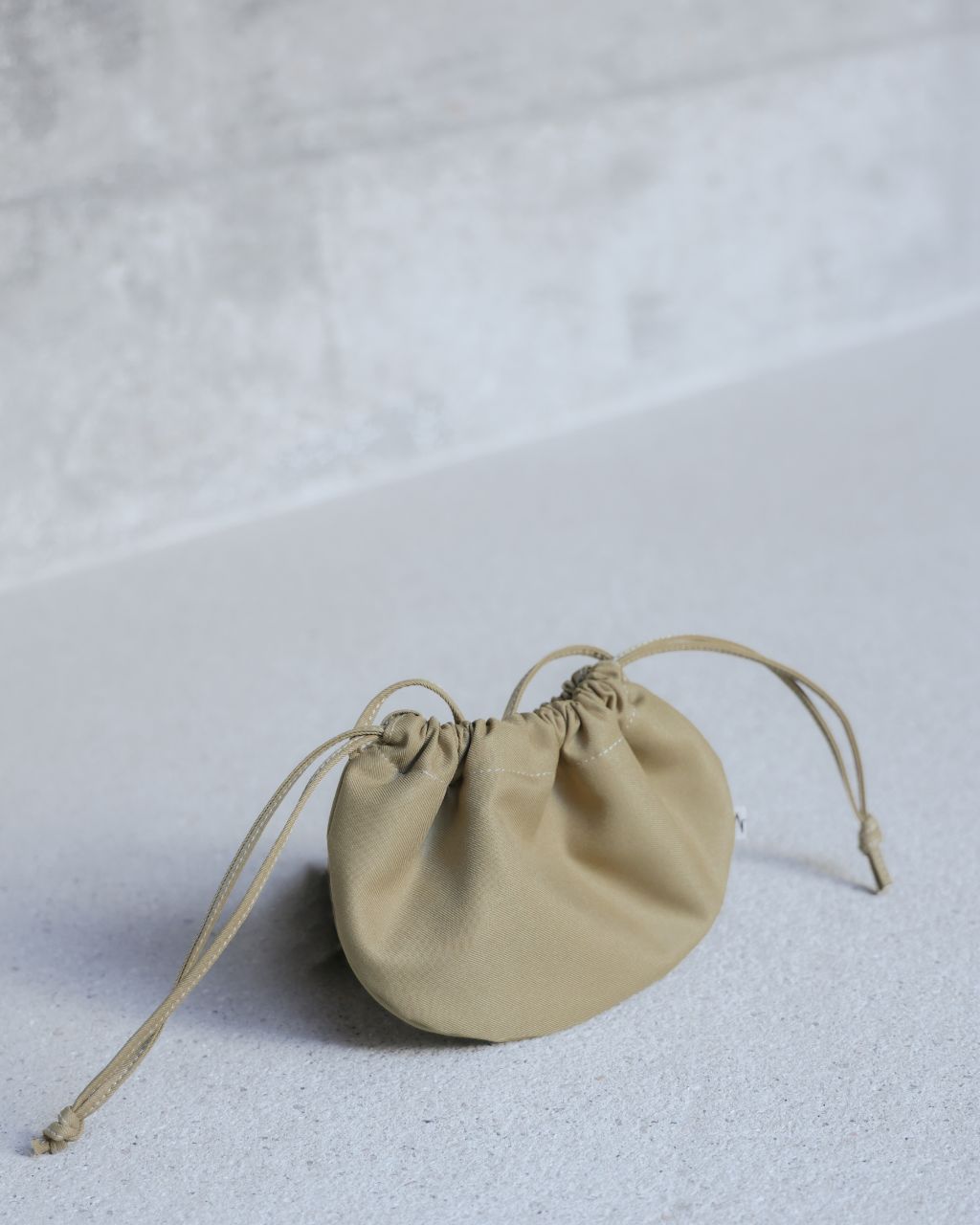 Little BAO Mini Drawstring Crossbody Sling・Upcycling Fabric