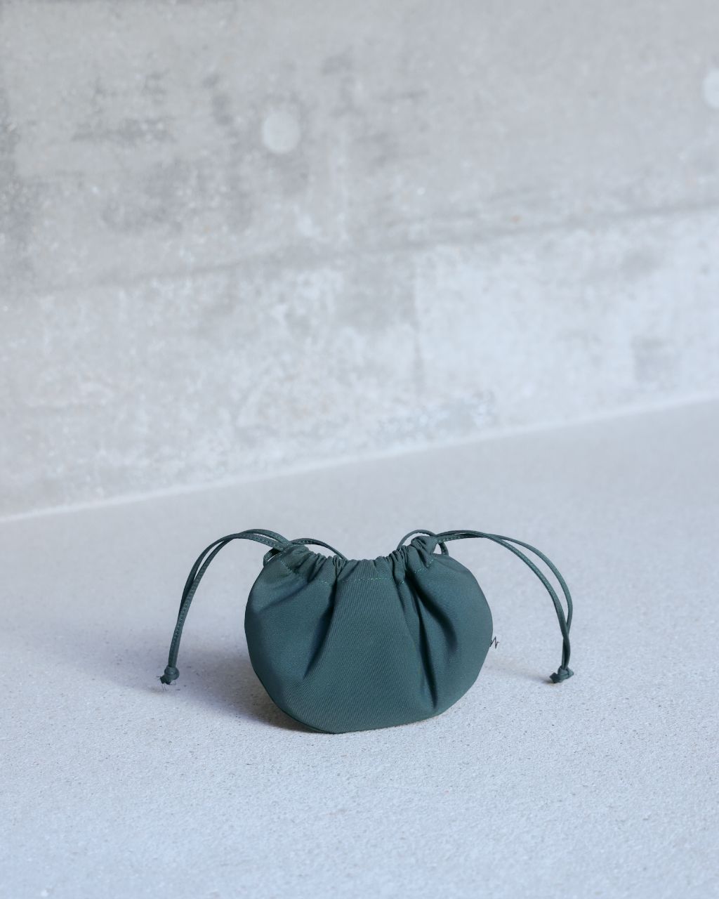 Little BAO Mini Drawstring Crossbody Sling・Upcycling Fabric