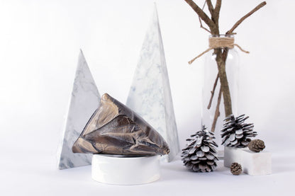 Unisex Illusory Pyramid Mini Pouch in HARDROCK