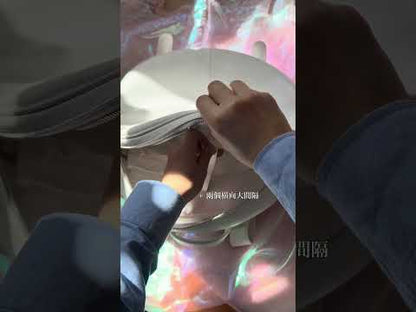 Luna・Full Moon Round Leather Backpack