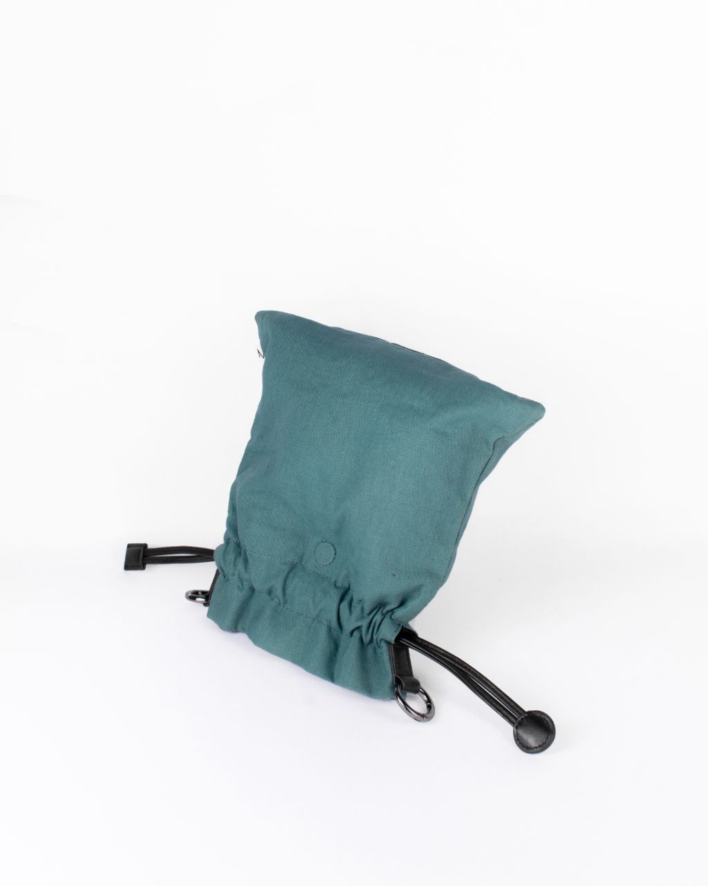 Unisex linen belt Bag in green 