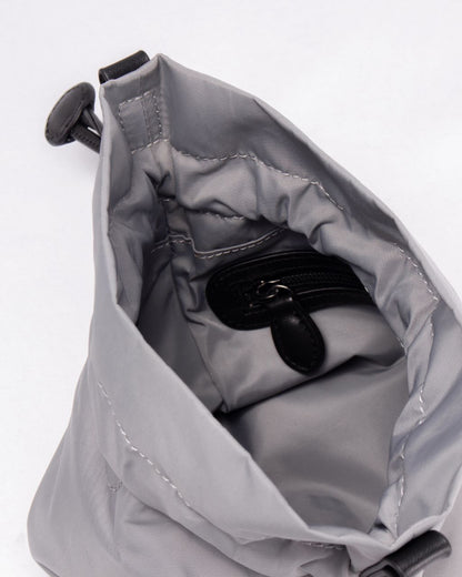 unisex beans bag in grey nylon  interior