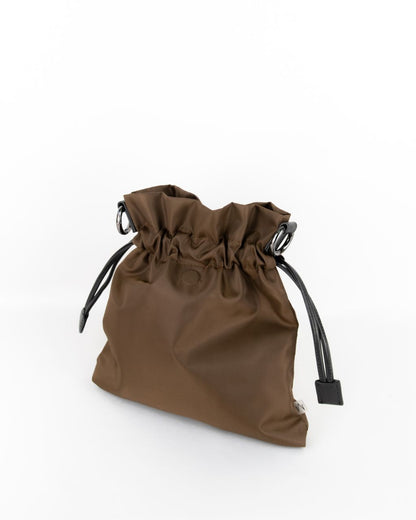 unisex work pocket in brown nylon side