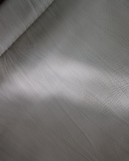 Crumpled paper Semi-Circle Leather Clutches | TAT