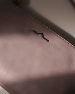 HIPPO Grey Double Zip Leather Cross-Body・Imperfect Item