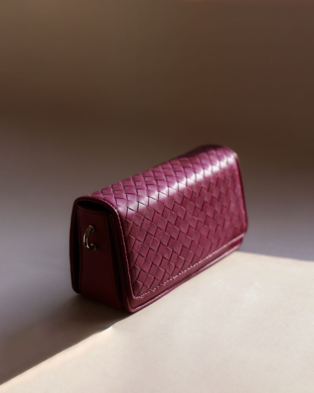 Weaving Box・2 Ways Leather Crossbody・TAT