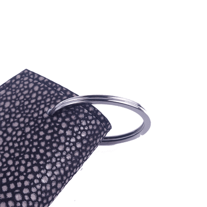 Unisex Key Holder in Raw Embossed Cow Leather | TAT
