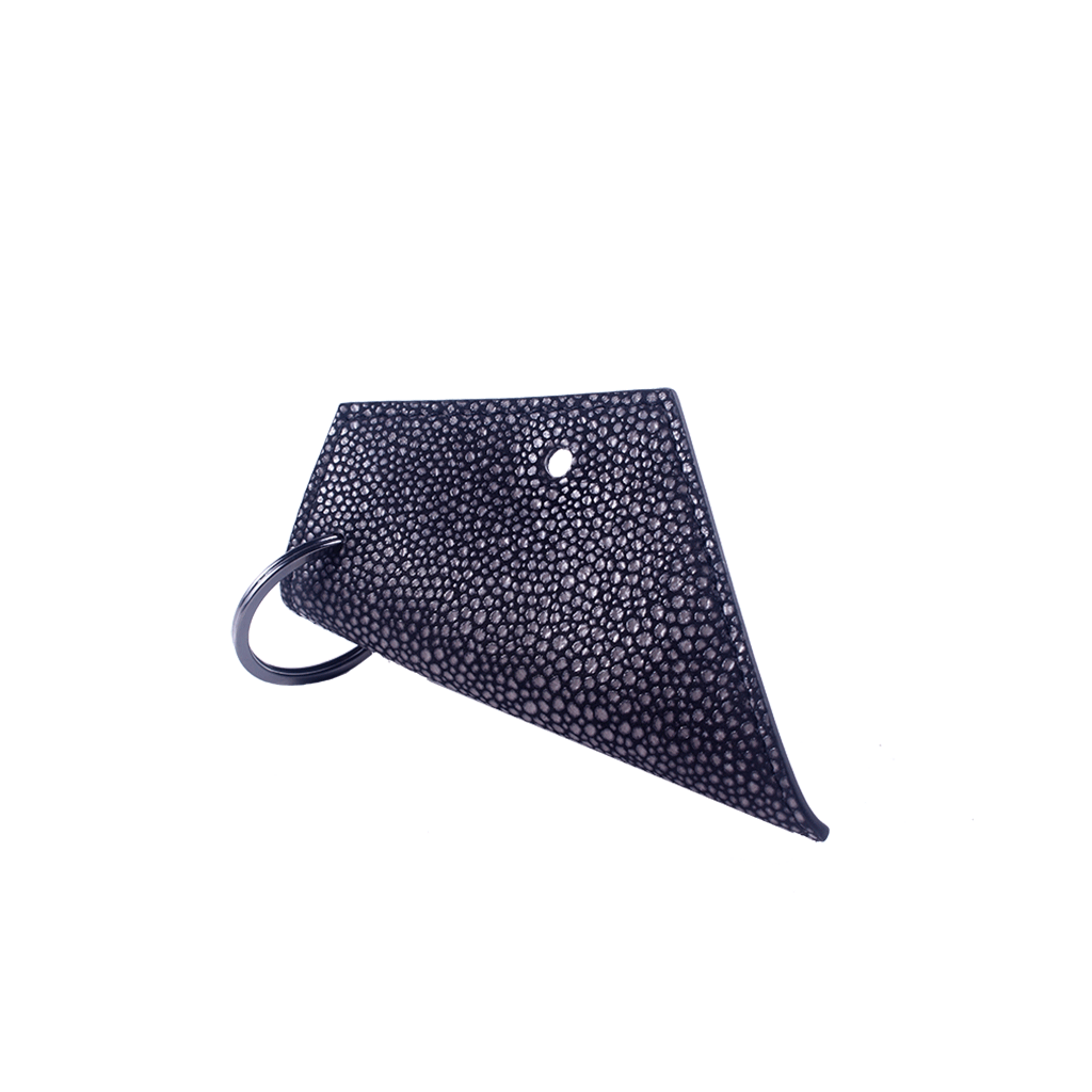 Unisex Key Holder in Raw Embossed Cow Leather | TAT