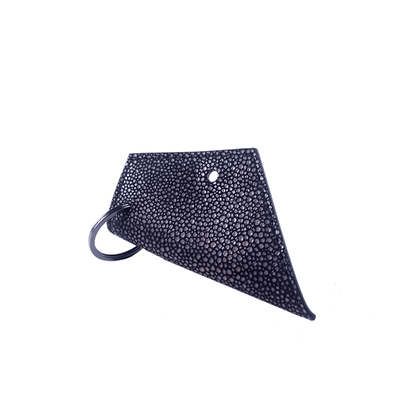 Unisex Key Holder in Raw Embossed Cow Leather | TAT