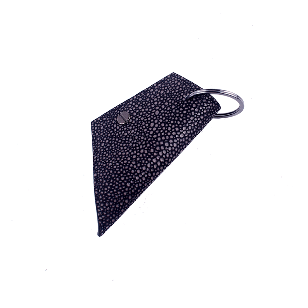 Unisex Key Holder in Raw Embossed Cow Leather | TAT