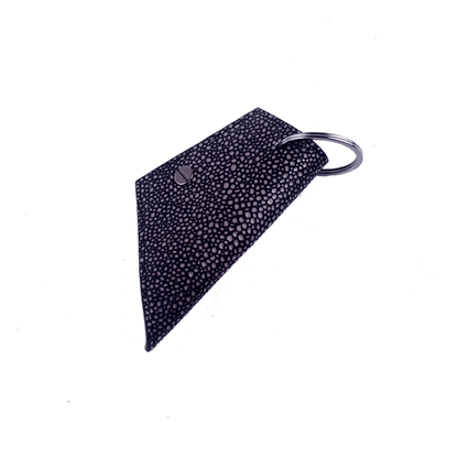 Unisex Key Holder in Raw Embossed Cow Leather | TAT
