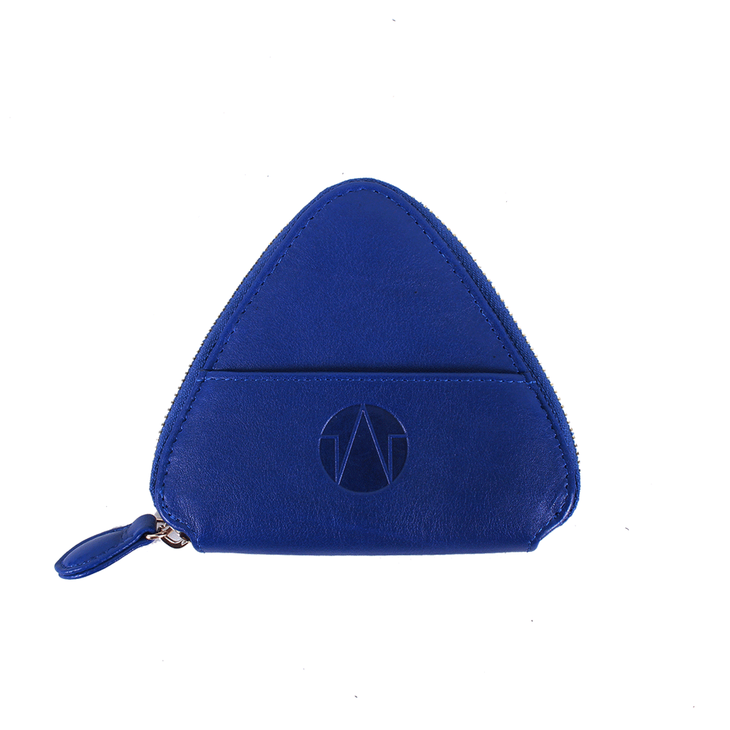 TAT_WHYSOSERIOUS_triangle purse_2286_royal blue back with one card slot