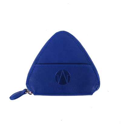TAT_WHYSOSERIOUS_triangle purse_2286_royal blue back with one card slot