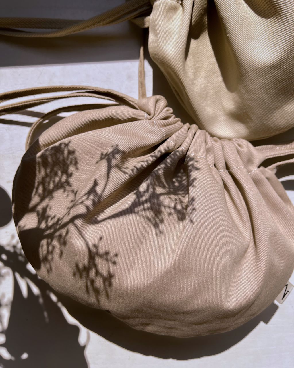 BAO Mini Drawstring Crossbody in Cotton・Unisex