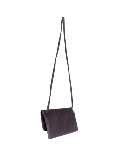 Hazelnut Casual Go Bag Cow Leather Flap Cross-Body
