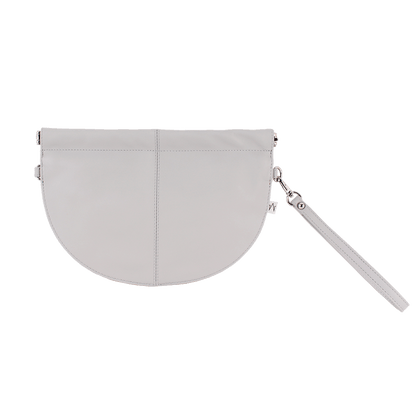 Semi-Circle 2 Way Cross Body Bag in Real Leather | TAT