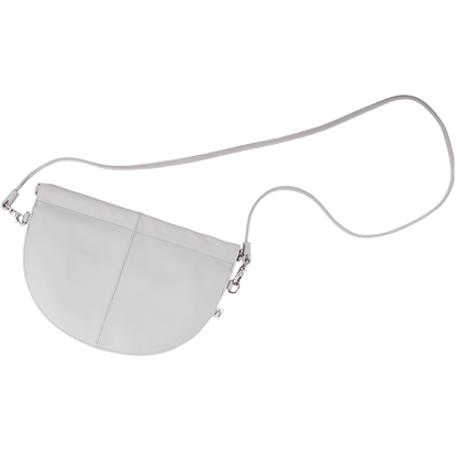 Semi-Circle 2 Way Cross Body Bag in Real Leather | TAT