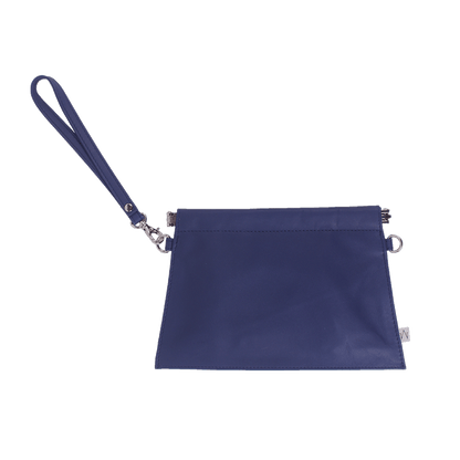 Trapezoid 2 Way Mini Clutch in Smooth Cow Leather | TAT
