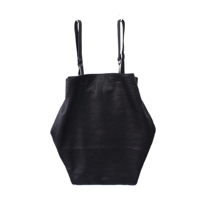 TAT_hexagon_tote_15025L _black_backpack front