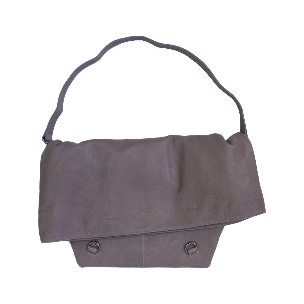 TAT_hexagon_tote_15025L _taupe_crossbody  front