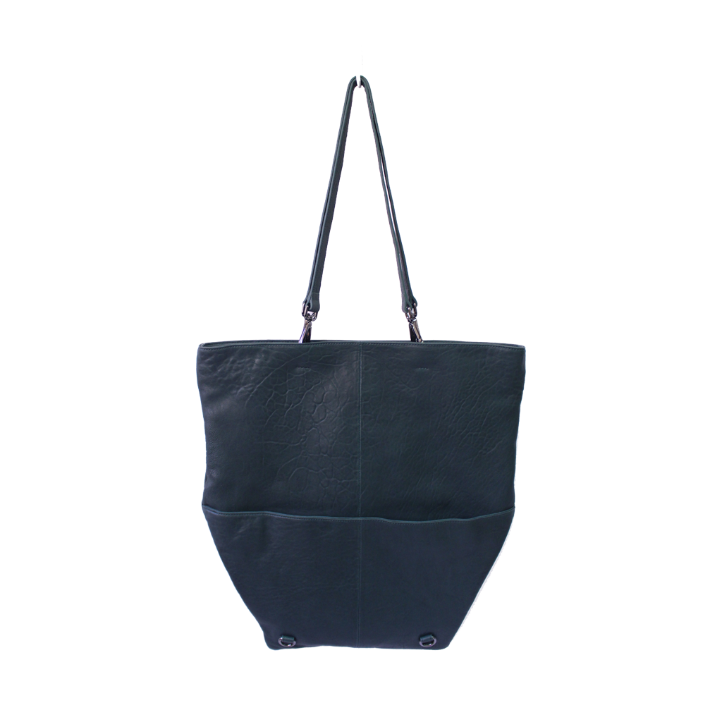 TAT_hexagon_tote_15025L _olive_back