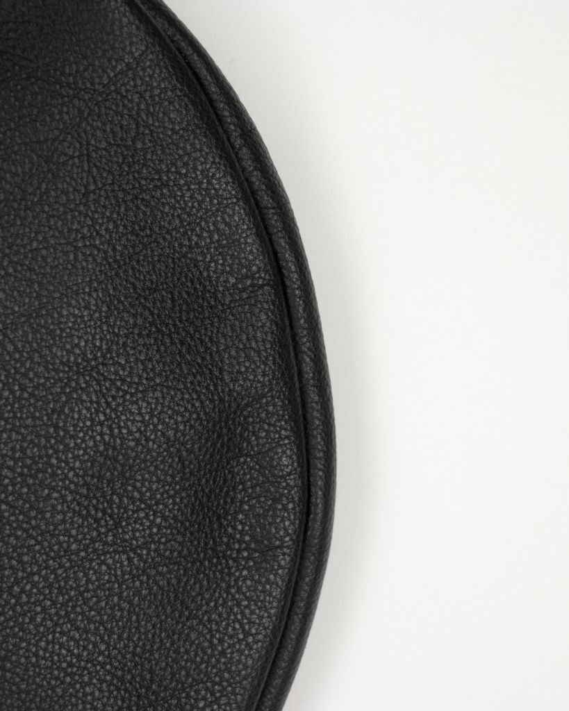 leather close up circle edge
