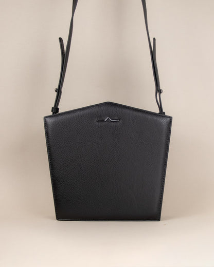 Pentagon Nappa Leather Shoulder Bag