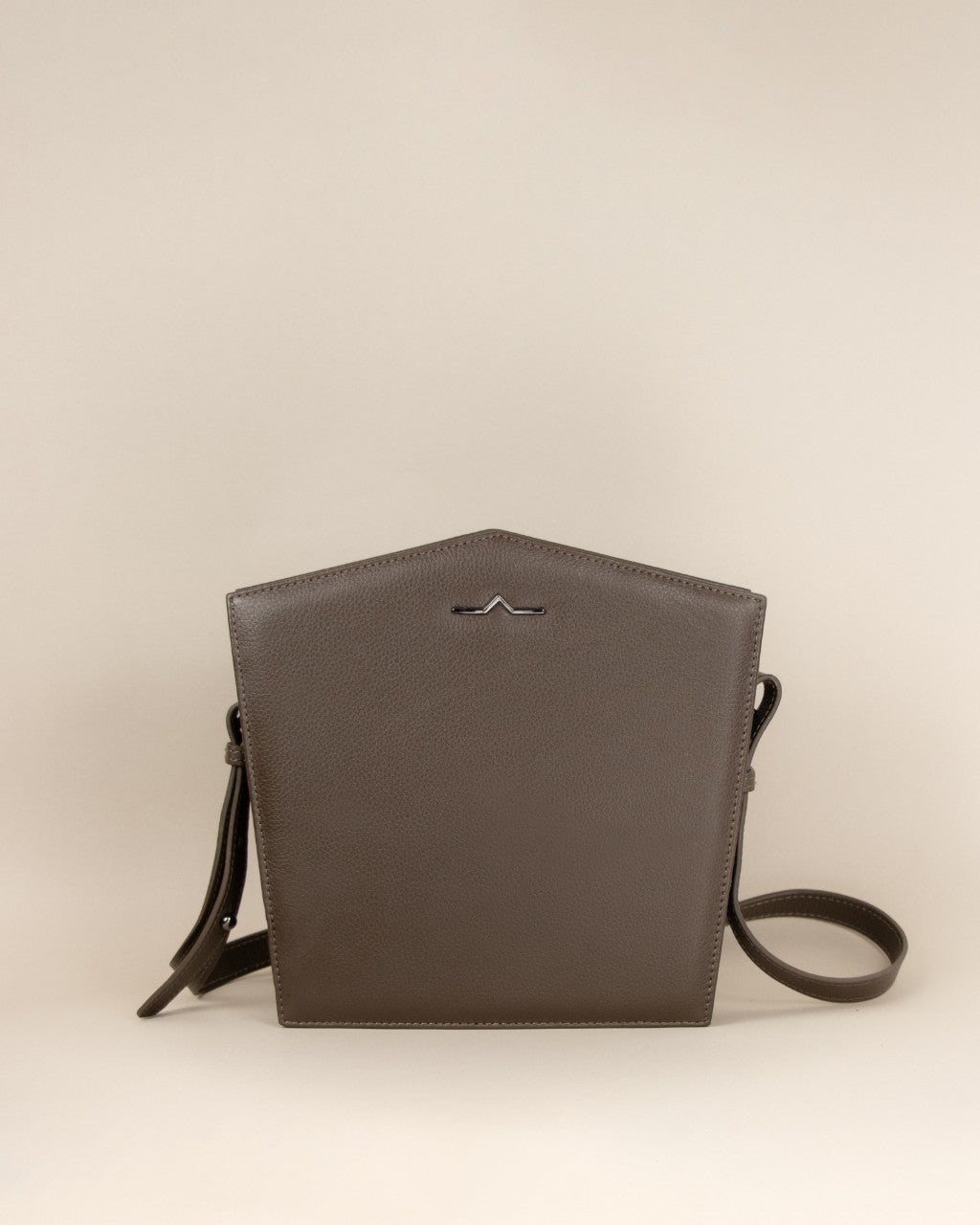 Chocolate Pentagon Shoulder Bag