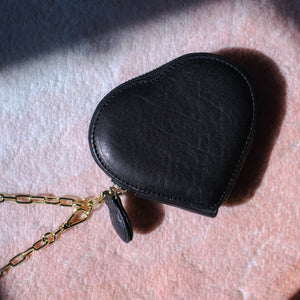 【Gifting Best Pick】Black Heart Cushion Purse