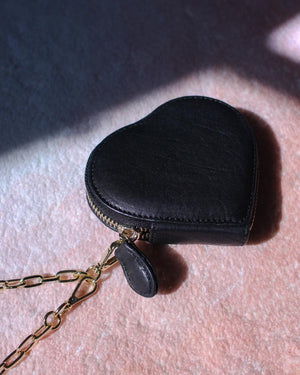 【Gifting Best Pick】Black Heart Cushion Purse