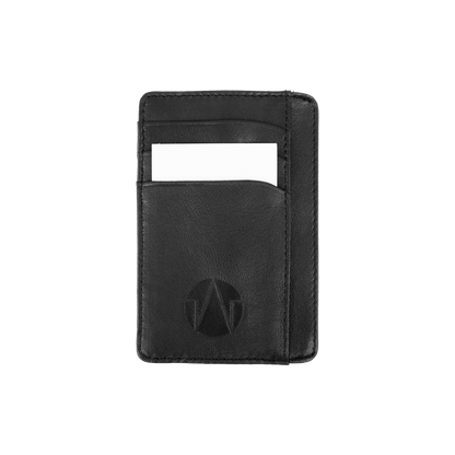 TAT_SLG_black cow leather wallet_front