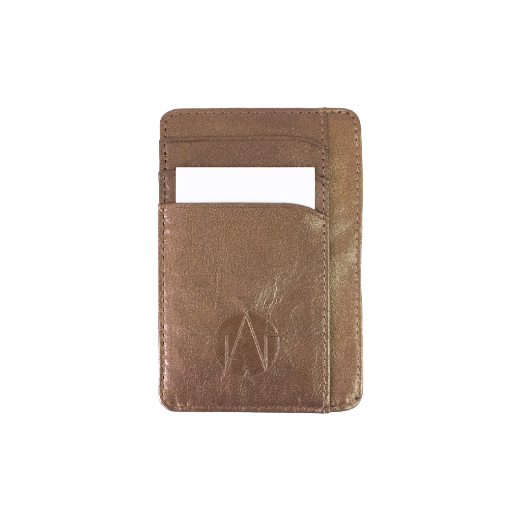 TAT_SLG_bronze cow leather card holder front