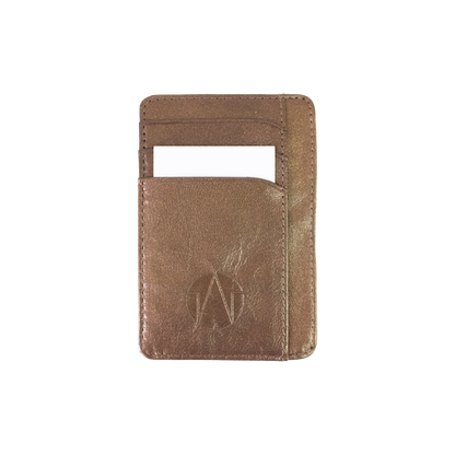 TAT_SLG_bronze cow leather card holder front