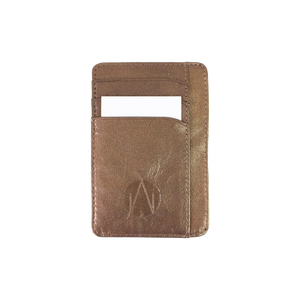 TAT_SLG_bronze cow leather card holder front