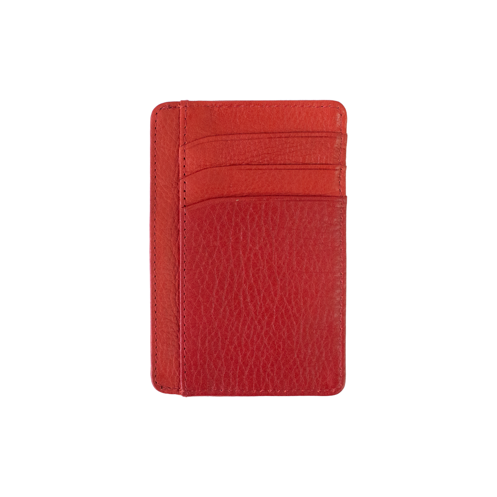 TAT_SLG_red cow leather wallet back