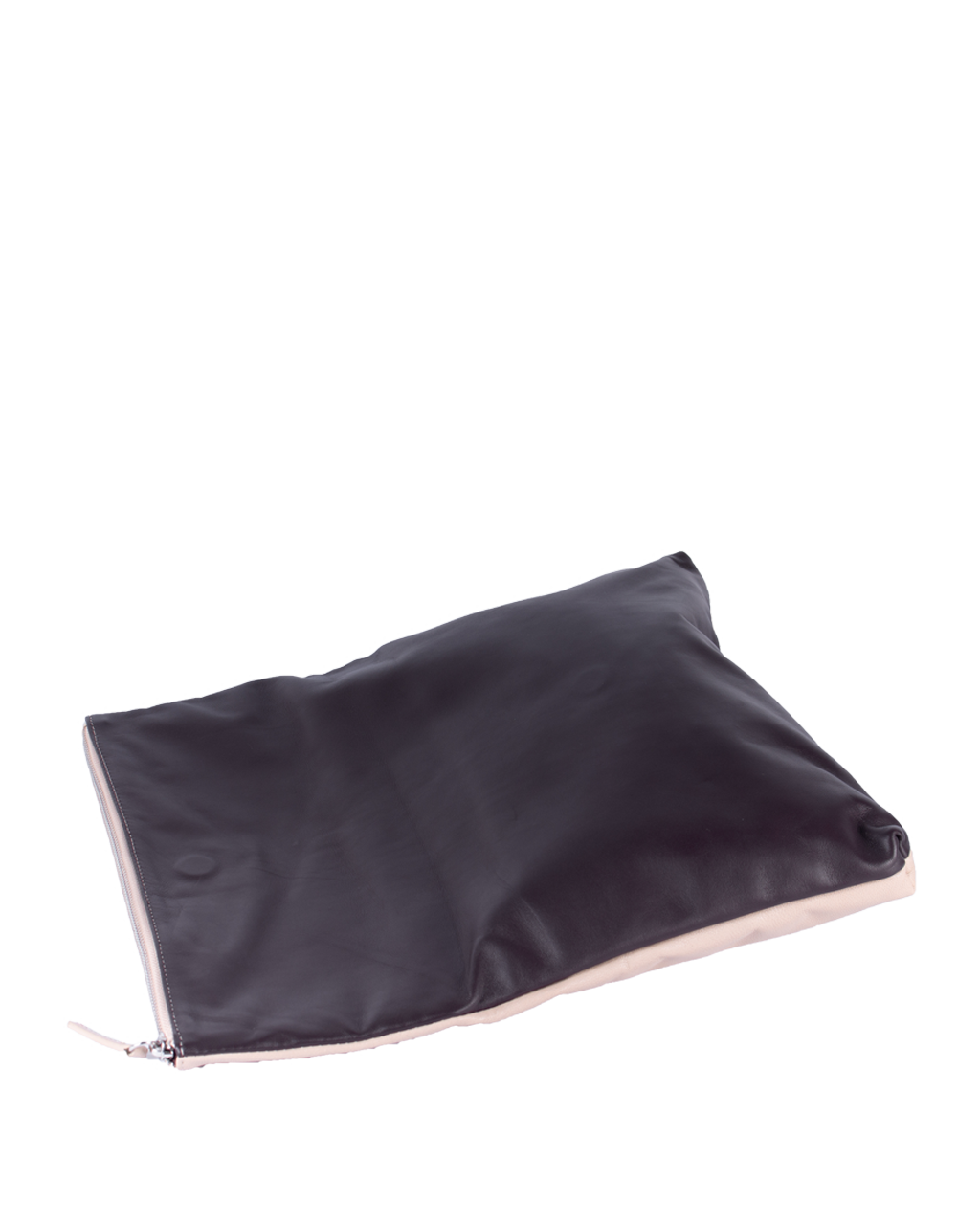 TAT_normcore_14582_twotone unisex clutch_brown open