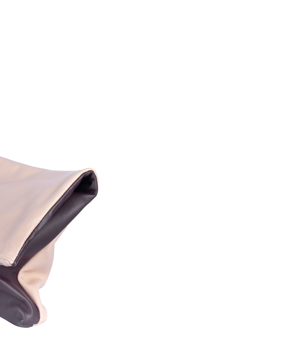 TAT_normcore_14582_twotone unisex clutch_beige close up side