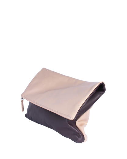 TAT_normcore_14582_twotone unisex clutch_beige