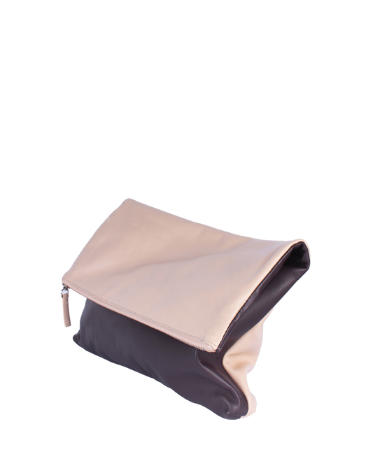 TAT_normcore_14582_twotone unisex clutch_beige