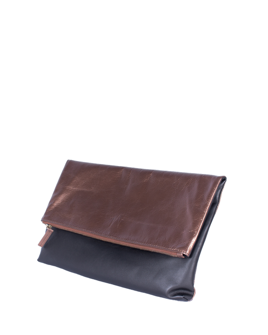 Unisex Clutch in Bronze| TAT