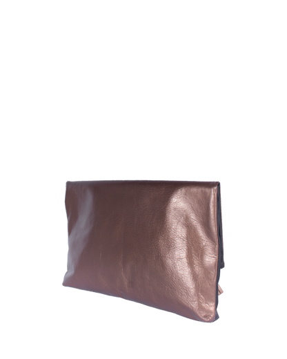 Unisex Clutch in Bronze| TAT