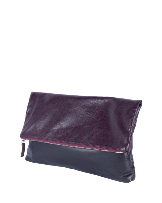 TAT_normcore_14582_twotone unisex clutch_wine front