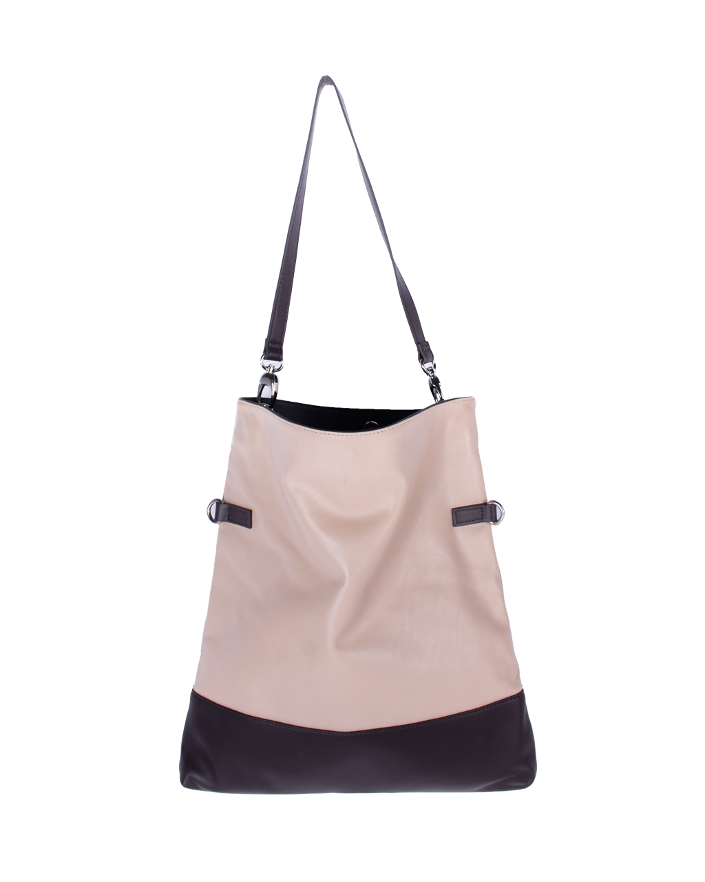 Minimal Two Tone Multi-Ways Tote in Mocha | TAT