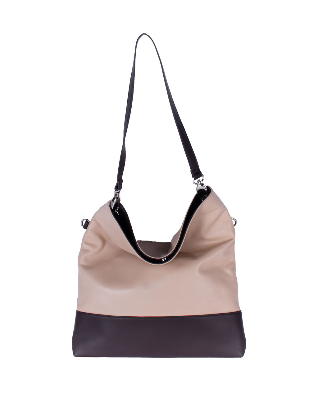 Minimal Two Tone Multi-Ways Tote in Mocha | TAT